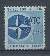 1959 Europa CEPT, NATO Issues, USA, Mi 750, MNH** - 1959