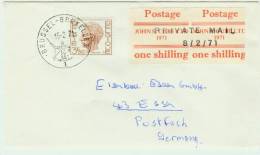 Postage John Cube Ltd 1971 - Private Mail - One Shilling - Ortsausgaben