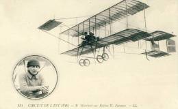 Circuit De L'Est 1910  R.Martinet Sur Biplan H.Farman   Cpa - Fliegertreffen