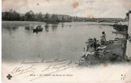 03...ALLIER....VICHY....LES RIVES DE L ALLIER....LAVANDIERES....DOS AV 1900.......  ...ECRITE.. .. . . ‹(•¿• )› - Fotos