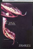 LOT 547 - MALDIVES BF N° 558 ** - SERPENT : NAJA - Cote 8 € - Serpents