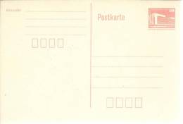 ALEMANIA DDR ENTERO POSTAL  10 PF PALACIO DE LA REPUBLICA - Postales - Nuevos