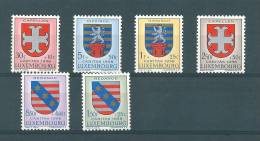 Luxembourg: 553/558  * Caritas 1958 - Neufs