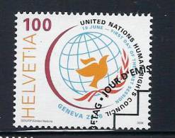 CH1205 - Kaseperli, Conseil Des Droits De L'homme Obl. 1er Jour - Used Stamps