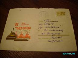 USSR  RUSSIA    ,  ARMY  TANK      , POSTAL STATIONERY  COVER ,  1968  NOVOSIBIRSK - Autres & Non Classés