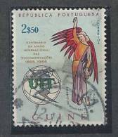 GUINÉ - 1965, Centenário Da União Internacional Das Telecomunicações,  2$50,    D. 14 1/4  (o)  MUNDIFIL  Nº 310 - Guinée Portugaise