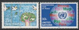 UN New York 1986 Michel 497-498, MNH** - Neufs