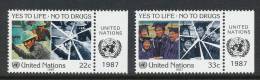 UN New York 1987 Michel 522-523, MNH** - Ongebruikt