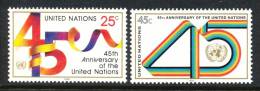 UN New York 1990 Michel 602-603, MNH** - Neufs