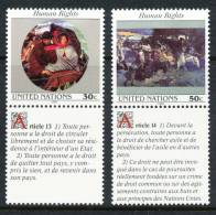 UN New York 1991 Michel 623-624 With Ornamental Fields, MNH** - Neufs