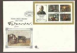 South Africa FDC S13 -1985 Paintings By Frans Oerder Miniature Sheet - Lettres & Documents