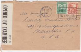 1944 New Zealand. Cover Sent To USA. Wagnanui 3. Apr. 1944. Censorship.  (H43c006) - Cartas & Documentos