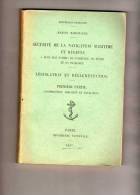 NAVIGATION MARITIME LEGISLATION ET REGLEMENTATION  SECURITE ET HYGIENE METIER MARIN EDIT IMPR NATIONALE 1937 - Boten