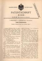 Original Patentschrift - J. Moissenet In Cherbourg , 1899 , Tragbare Radial - Bohrmaschine !!! - Tools