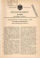 Original Patentschrift - W. Balassa In Wien , 1906 , Halteapparat Für Telephon - Hörmuscheln !!! - Telefontechnik