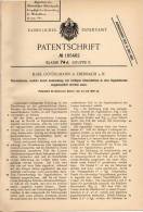 Original Patentschrift - K. Götzelmann In Eberbach A.N., 1906 , Sturmlaterne , Signallaterne , Laterne , SOS !!! - Lighting & Lampshades