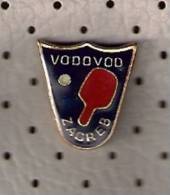 Table Tennis Club VODOVOD Zagreb Croatia Yugoslavia - Tischtennis