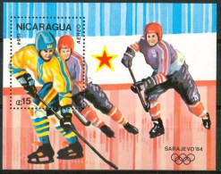 1984 Nicaragua "Sarajevo 84" Olympic Games Okey MNH** Spa 82 - Winter 1984: Sarajevo
