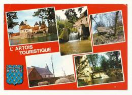 Cp,Nord-Pas De Calais, L´Artois Touristique, Multi-Vues, Voyagée 1989 - Nord-Pas-de-Calais