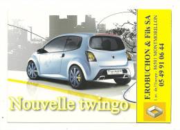 Publicité, Renault, Nouvelle Twingo - F. Robuchon & Fils (Montmorillon - 86) - Montmorillon