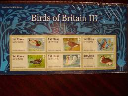 GREAT BRITAIN 2011 POST & GO BIRDS Of BRITAIN III Of 19.5.11 PACK NO. FS 16. - Presentation Packs