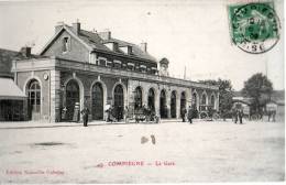 60....OISE....COMPIEGNE.. ..LA GARE........ECRITE .. ... . ‹(•¿• )› - Compiegne