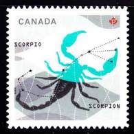 Canada (Scott No.2456i - Zodiac / Scorpion / Scorpio) [**] (P) - NOTE - DC - Neufs