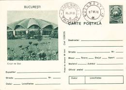 NATIONAL CIRQUE,CIRCUS,POSTCARD STATIONARY,ENTIERS POSTAUX,1975,ROMANIA - Circus
