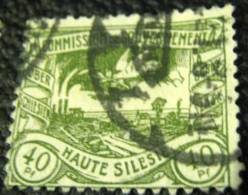 Upper Silesia 1920 Coal Mine 40pf - Used - Other & Unclassified