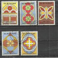 SURINAME 1982 - EASTER - CPL. SET - USED OBLITERE GESTEMPELT USADOS - Easter