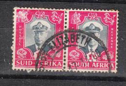 Sud Africa   -    1947.  George VI.  Coppia South Africa - Suid Afrika. Viaggiato, Traveled - Nuovi