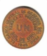 PERU     1  SOL  1946  (KM# 222) - Peru