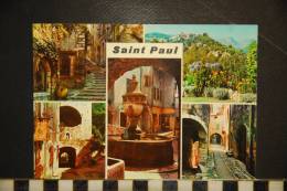 CP 06 - Saint Paul De Vence - LA COTE D'AZUR  - NON VOYAGEE-EDITIONS MAR - Saint-Paul