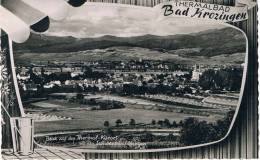 BAD KROZINGEN - THERMALBAD - Blick Aùf Thermal-Kurort Mit Den Schwarzwaldbergen - Carte Petit Format Neuve, 2 Scans - Bad Krozingen