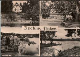 AK Flecken Zechlin, FDGB-Heim, Markt, Schwarzer See, Gel, 1961 - Zechlin