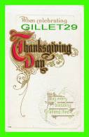THANKSGIVING  DAY - WRITTEN - HENDERSON INC - - Thanksgiving