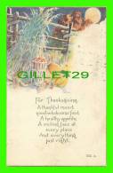 THANKSGIVING -  PUMPKIN, APPLES  - TRAVEL IN 1919 - - Giorno Del Ringraziamento