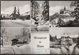 AK Wernigerode Im Winter, Gel, 1967 - Wernigerode