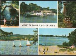 AK Woltersdorf Bei Erkner, Schleuse, Flakensee, Zeltplatz, Gel, 1974 - Woltersdorf