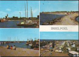 AK Insel Poel, OT Timmendorf, Hafen, Zeltplatz, Mole, Leuchtturm, Gel, 1978 - Timmendorfer Strand