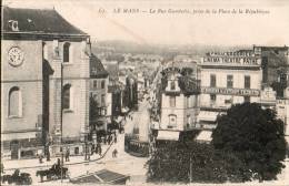 72....SARTHE....LE MANS...LA RUE GAMBETTA...... ..ECRIT E .. .. . . ‹(•¿• )› - Le Mans