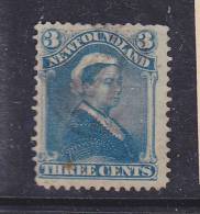 CANADA TERRE NEUVE N° 37 3C BLEU REINE VICTORIA OBL - 1865-1902