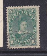 CANADA TERRE NEUVE N°  40 1C VERT PRINCE DE GALLES OBL - 1865-1902