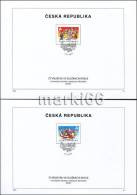 Czech Republic - 2012 - Ctyrlistek On HM Service - FDS (first Day Sheet) Set - Lettres & Documents