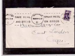 TEN8235     -   SOUTH AFRICA STORIA POSTALE    /    JOHANNESBURG  6.8.1946 - Cartas