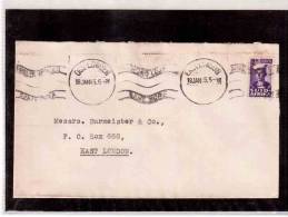 TEM8116  -   SOUTH AFRICA STORIA POSTALE    /   EAST LONDON  18.1.1945 - Cartas