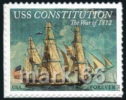 USA - 2012 - USS Constitution, 200 Years Of The War Of 1812 - Mint Self-adhesive Stamp - Unused Stamps