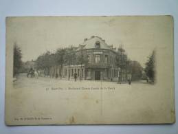 SAINT-POL  (Pas-de-Calais)  :    Boulevard  CARNOT  (sortie De La Gare) - Saint Pol Sur Ternoise