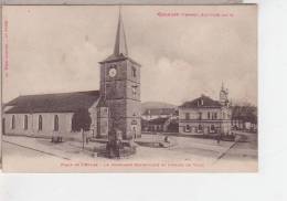 88.249/ GRANGES - Place De L'église - Le Monument Patriotique Et L'hôtel De Ville - Granges Sur Vologne