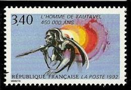 Année 1992 - L'Homme De Tautavel - N° 2759 ** TTB - Unused Stamps